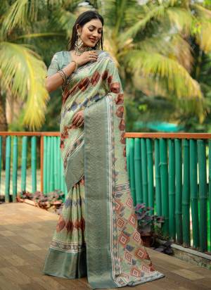 Looking These Festive Wear Saree in Fine Colored.These Saree And Blouse is Fabricated On Dola Silk.Its Beautified With Wevon Designer With Digital Printed.