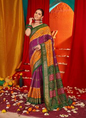 Garb These Party Wear Saree in Fine Colored.These Saree And Blouse is Fabricated On Tussar Silk Pair.Its Beautified With Wevon Designer With Swarovski Work.