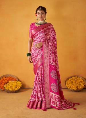 Garb These Party Wear Saree in Fine Colored.These Saree And Blouse is Fabricated On Tussar Silk Pair.Its Beautified With Wevon Designer With Batik Printed.