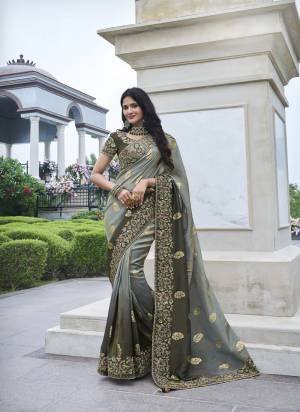 Looking These Fastival Wear Saree in Fine Colored.These Saree Are Tissue Silk And Blouse is Fabricated On Silk.Its Beautified With Designer Mirror,Jari Embroidery With Pearl Stone Work.