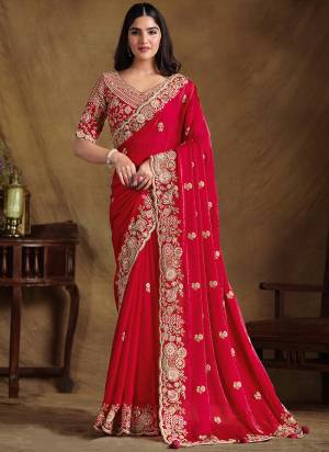 Look Attrective These Designer Party Wear Saree in Fine Colored.These Saree Are Two Tone Satin Silk And Blouse Two Tone Satin Silk is Fabricated.Its Beautified Designer Embroidery Work.