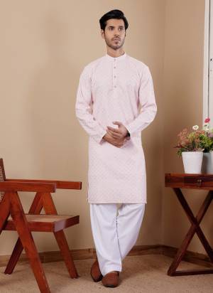 For A festive Wear,Grab These Readymade Kurta With Payjama in Fine Colored.These Kurta is Fabricated On Viscose And Art Silk Bottom With Designer Chikankari Embroidery Work.Buy Now.