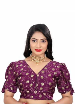 Looking These Beautiful Colored Readymade Blouse.Its Fabricated On Jimmi Choo With Designer Sequance Embroidery Work.Buy Now.