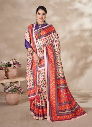 Grab These Winter Collction Saree With Shawl in Fine Colored.These Saree Are Pushmina And Blouse And Shawl is Fabricated On Pushmina.Its Beautified With Designer Digital Printed.