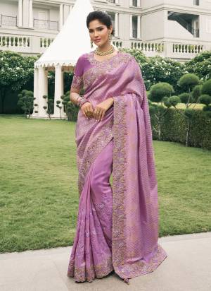 Attrective This Partywear Saree Paired With Blouse.This Saree Are Viscose Tissue And Blouse Are Viscose Tissue Based Fabric With Weaving Jari Designer With Embroidery Work. Buy This Pretty Saree Now.