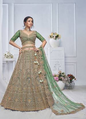 For A Fancy Designer Look,Grab These Lehenga Choli With Dupatta in Fine Colored.These Lehenga And Choli Are Soft Net And Dupatta Are Fabricated On Soft Net Pair.Its Beautified With Heavy Designer Thread,Jari,Sequance Embroidery,Stone Work.