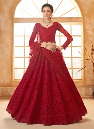 For A Designer Look,Grab These Lehenga Choli in Fine Colored.These Lehenga And Blouse Are Fabricated On Soft Net Pair With Soft Net Dupatta.Its Beautified With Designer Heavy Thread Embroidery With Diamond Work.