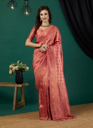 Grab These Saree in Fine Colored Pair With Blouse.These Saree and Blouse Are Fabricated On Kanjivaran.Its Beautified With Heavy Wevon Designer.