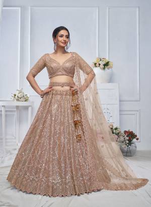 For A Fancy Designer Look,Grab These Lehenga Choli With Dupatta in Fine Colored.These Lehenga And Choli Are Soft Net And Dupatta Are Fabricated On Soft Net Pair.Its Beautified With Heavy Designer Embroidery,Stone Work.