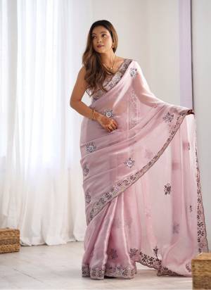 Garb These Party Wear Saree in Fine Colored.These Saree Are Burburry And Blouse is Burburry Fabricated.Its Beautified With Designer Coding,Sequance Embroidery Work.