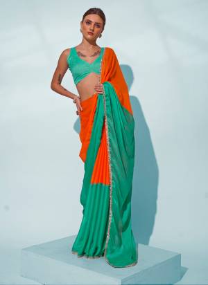 Attrctive These Fancy Saree in Fine Colored.These Saree Are Georgette And Blouse is Fabricated On Art Silk Pair.Its Beautified With Solid Disigner.