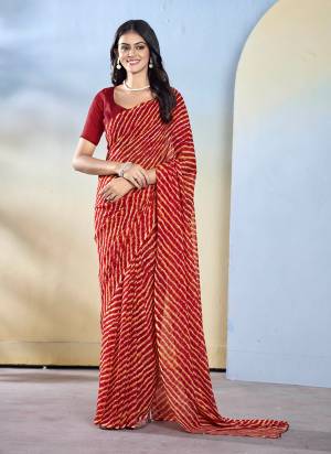 Grab These Festive Ready To Wear Saree in Fine Colored.These Saree is Fabricated On Georgette Pair With Mono Banglori Blouse.Its Beautified Designer Printed.