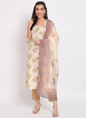 Looking These Beautiful Looking Readymade Suits.These Top And Bottom Are Magic Cotton And Dupatta Are Muslin Fabricated.Its Beautified With Designer Printed,Embroidery Work.