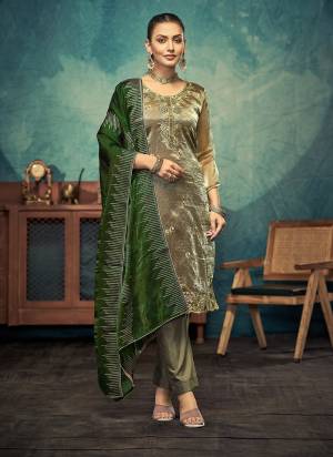 Attrective These Suit in Fine Colored Pair With Bottom And Dupatta.These Top Are Jimmy Choo And Bottom Are Fabricated On Santoon Pair With Jimmy Choo Dupatta.Its Beautified With Designer Embroidery Work.