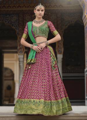 For A Designer Look,Grab These Lehenga Choli in Fine Colored.These Lehenga And Blouse Are Fabricated On Smooth Silk Pair With Georgette Dupatta.Its Beautified With Designer Foil Printed With Embroidery Work.