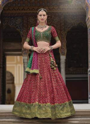 For A Designer Look,Grab These Lehenga Choli in Fine Colored.These Lehenga And Blouse Are Fabricated On Smooth Silk Pair With Georgette Dupatta.Its Beautified With Designer Foil Printed With Embroidery Work.