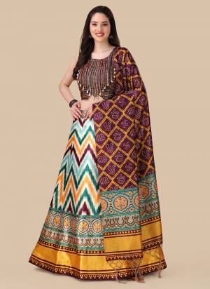 For A Fancy Designer Look,Grab These Lehenga Choli With Dupatta in Fine Colored.These Lehenga Are Satin Silk And Choli Are Silk And Dupatta Are Fabricated On Assam Silk Pair.Its Beautified With Designer Digital Printed With Sequance Embroidery Work.