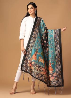 Grab These Beautiful Colored Ethnic Dupatta.This Dupatta is Fabricated On Beautiful Assam Silk Fabric . It Is Beautified With Beautiful Digital Printed.