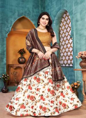 For A Fancy Designer Look,Grab These Lehenga Choli With Dupatta in Fine Colored.These Lehenga Are Satin Silk And Choli Are Silk And Dupatta Are Fabricated On Assam Silk Pair.Its Beautified With Designer Digital Printed.