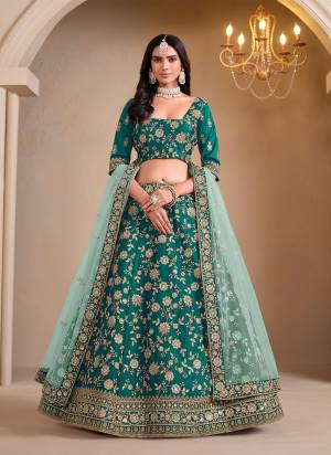 For A Designer Look,Grab These Lehenga Choli in Fine Colored.These Lehenga And Blouse Are Fabricated On Art Silk Pair With Net Dupatta.Its Beautified With Designer Embroidery Work.