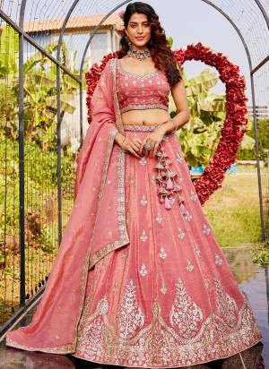 Attrective Looking This Partywear Fine Color Fancy Heavy Designer Choli And Lahenga Fabriced On Organza And Dupatta Organza In Fabricated Beautified With Attrective Designer Heavy Thread,Sequance Embroidery Work. Buy Now.