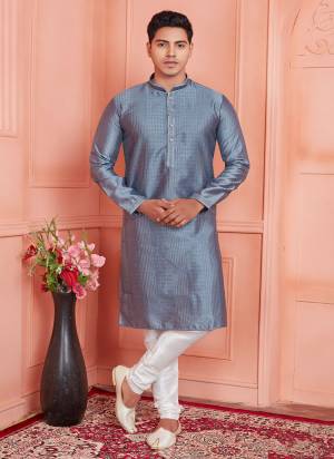 Looking These Party Wear Mans Wear Kutra Chididar Payjama wearing this fashionable. Tailored Kurta Are Jcquard Silk Brocade And Payjama Raymond Art Silk Fabriced With Wevon Pintux Disigner and fashioned with a banded collar for a dash of style.