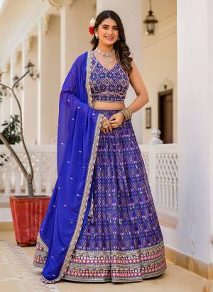 For A Fancy Party Wear Designer Look,Grab These Lehenga Choli With Dupatta in Fine Colored.These Lehenga And Choli Are Slim Georgette And Dupatta Are Fabricated On Slim Georgette Pair.Its Beautified With Designer Digital Printed,Embroidery,Hand Work.