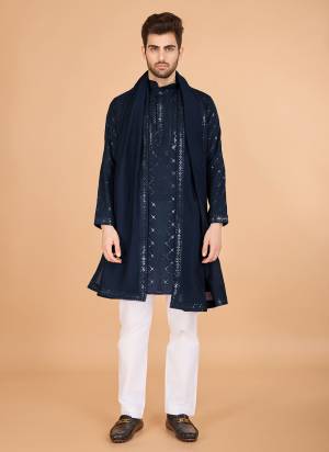 Grab These Party Wear Readymade Kurta With Dupatta Pair in Fine Colored.These Kurta And Dupatta Are Viscose Silk Fabricated on Pair.Its Beautified With Designer Thread Sequance Embroidery Work.