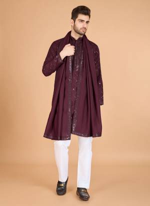 Grab These Party Wear Readymade Kurta With Dupatta Pair in Fine Colored.These Kurta And Dupatta Are Viscose Silk Fabricated on Pair.Its Beautified With Designer Thread Sequance Embroidery Work.