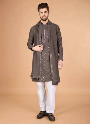 Grab These Party Wear Readymade Kurta With Dupatta Pair in Fine Colored.These Kurta And Dupatta Are Viscose Silk Fabricated on Pair.Its Beautified With Designer Thread Sequance Embroidery Work.