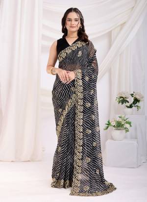 Garb These Fastival Saree in Fine Colored.These Saree Are Georgette And Blouse is Mono Banglori Fabricated.Its Beautified With Designer Printed,Sequance Embroidery Work.