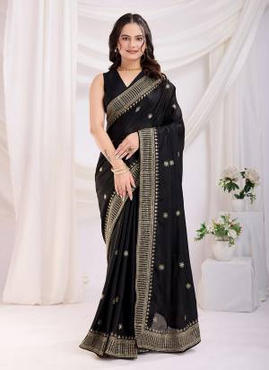 Looking These Party Wear Saree in Fine Colored.These Saree Are Chinon Silk And Blouse is Chinon Silk Fabricated.Its Beautified With Designer C Pallu Jari Embroidery Work.