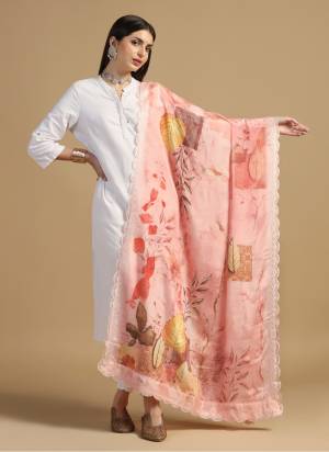 Grab These Beautiful Colored Ethnic Dupatta.This Dupatta is Fabricated On Beautiful Chinon Silk Fabric . It Is Beautified With Beautiful Digital Printed With Embroidery Work.