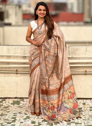 Attrective These Party Wear Saree in Fine Colored.These Saree And Blouse is Fabricated On Katki Silk.Its Beautified With Weaving Jari Border,Designer Floral Digital Printed.