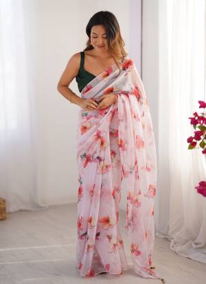 Attractive These Fancy Party Wear Saree in Fine Colored.These Saree Are Organza And Blouse is Fabricated On Art Silk Pair.Its Beautified With Fancy Disigner Saree.