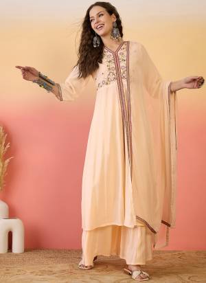 Garb These Beautiful Looking Readymade Suits.These Top And Bottom Are Roman Silk And Dupatta Are Roman Silk Fabricated.Its Beautified  With Disigner Embroidery Work.