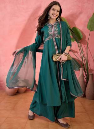 Garb These Beautiful Looking Readymade Suits.These Top And Bottom Are Roman Silk And Dupatta Are Roman Silk Fabricated.Its Beautified  With Disigner Embroidery Work.