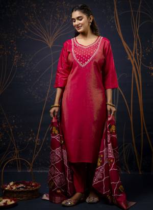 Attractive These Beautiful Looking Readymade Suits With Dupatta.These Suit is Fabricated On Top Are Shimmer Silk And Bottom Are Shimmer Silk And Organza Dupatta .Its Beautified With Designer Hand Work With Wevon Dupatta.