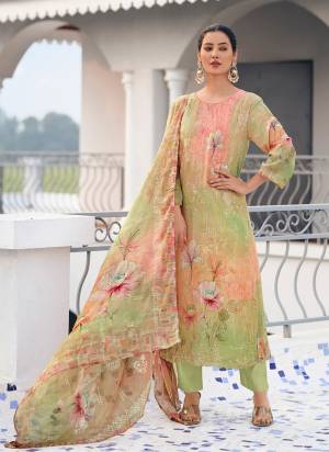 Garb These Party Wear Suit in Fine Colored Pair With Bottom And Dupatta.These Top Are Georgette And Dupatta Are Fabricated On Georgette Pair With Dull Santoon Bottom.Its Beautified With Designer Digital Printed, Embroidery Work.