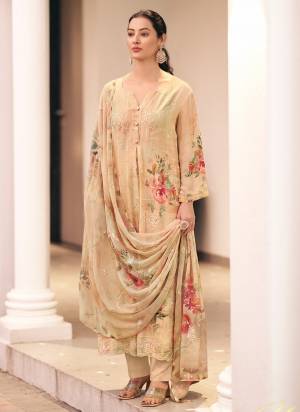 Garb These Party Wear Suit in Fine Colored Pair With Bottom And Dupatta.These Top Are Georgette And Dupatta Are Fabricated On Georgette Pair With Dull Santoon Bottom.Its Beautified With Designer Digital Printed, Embroidery Work.