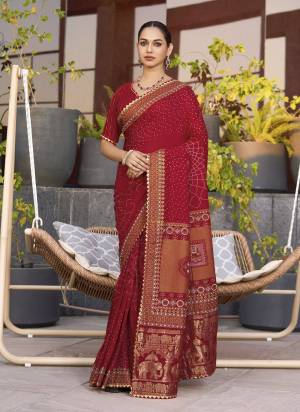 Looking This Party Wear Saree Paired With Blouse.This Saree And Blouse Are Cotton Based Fabric With Wevon Designer With Table,Foil Printed. Buy This Pretty Saree Now.