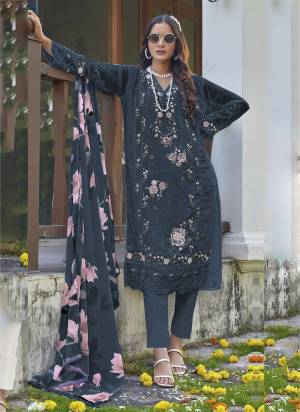 Looking These Designer Suit in Fine Colored Pair With Bottom And Dupatta.These Top Are Faux Georgette And Dupatta Are Fabricated On Chiffon Pair With Santoon Bottom.Its Beautified With Santoon Inner.Its Beautified With Heavy Designer Embroidery Work With Printed Dupatta.