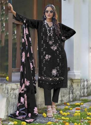 Looking These Designer Suit in Fine Colored Pair With Bottom And Dupatta.These Top Are Faux Georgette And Dupatta Are Fabricated On Chiffon Pair With Santoon Bottom.Its Beautified With Santoon Inner.Its Beautified With Heavy Designer Embroidery Work With Printed Dupatta.