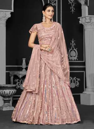 A Designer Look,Grab These  Lehenga Choli in Fine Colored.These Lehenga And Blouse Are Net And Dupatta Are Fabricated On Net.Its Beautified With Heavy Designer Embroidery Work.