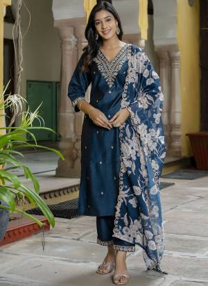 Looking These Beautiful Looking Readymade Suits With Dupatta.These Suit is Fabricated On Top Are Viscose Rayon And Bottom Are Viscose Rayon And Organza Dupatta .Its Beautified With Designer Embroidery Work,Printed Dupatta.