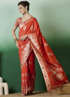 Looking These Party Wear Saree in Fine Colored.These Saree And Blouse Is Dolla Cotton Fabricated.Its Beautified With Wevon Meenakari Designer.