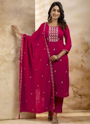 Looking These Beautiful Party Wear Readymade Suits With Dupatta.These Suit is Fabricated On Top And Bottom Are Silk Blend And Silk Blend Dupatta .Its Beautified With Designer Embroidery Work.