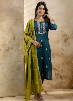 Looking These Beautiful Party Wear Readymade Suits With Dupatta.These Suit is Fabricated On Top And Bottom Are Silk Blend And Silk Blend Dupatta .Its Beautified With Designer Embroidery Work.