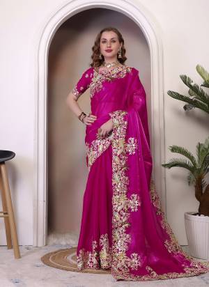 Looking These Party Wear Saree in Fine Colored.These Saree Are Jimmy Choo And Blouse is Fabricated On Banglori Silk.Its Beautified With Designer Coding,Sequance Embroidery Cut Work.