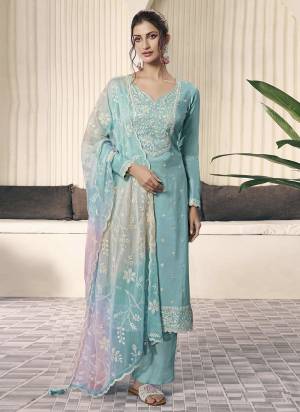 Looking These Party Wear Salwar Suit in Fine Colored Pair With Dupatta.These Top Are Art Silk And Dupatta Are Chiffon And Pair With Santoon Bottom.Its Beautified With Designer Embroidery Work.